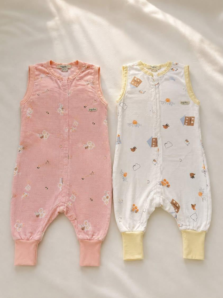Organik Müslin Bebek Uyku Tulumu